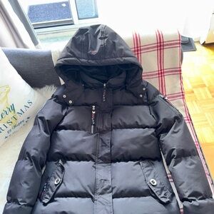 Black Canadian Puffer Jacket